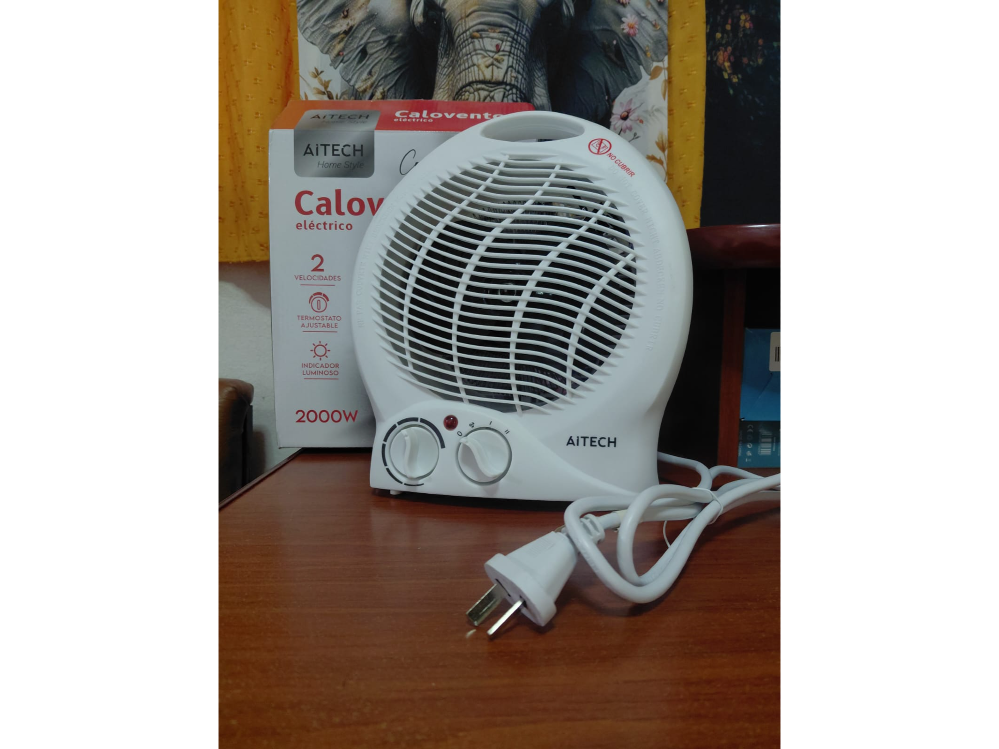 CALOVENTOR ELECTRICO - AITECH - 2000 W .