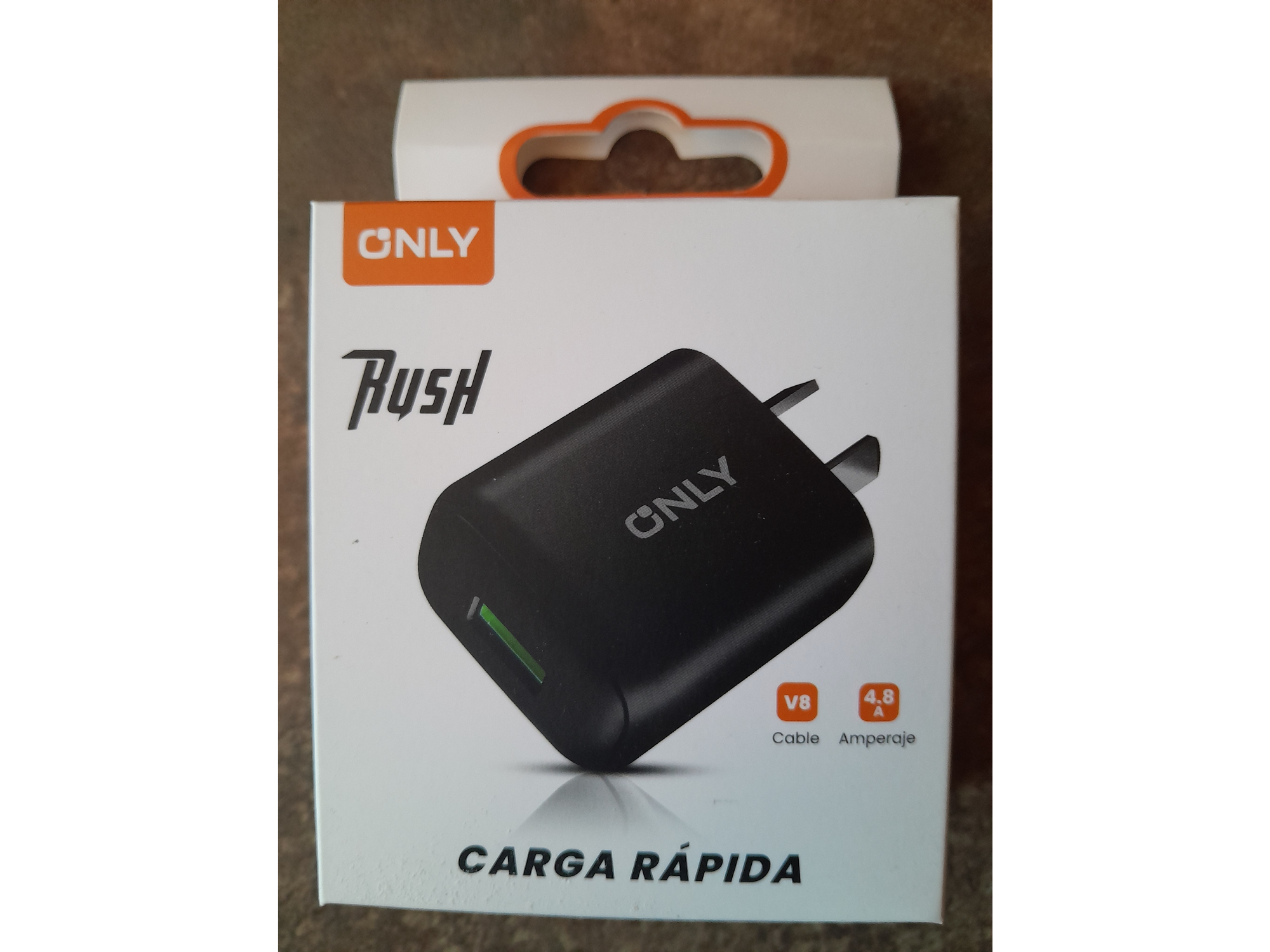 CARGADOR DE PARED - CARGA RAPIDA - ONLY - MODELO RUSH .