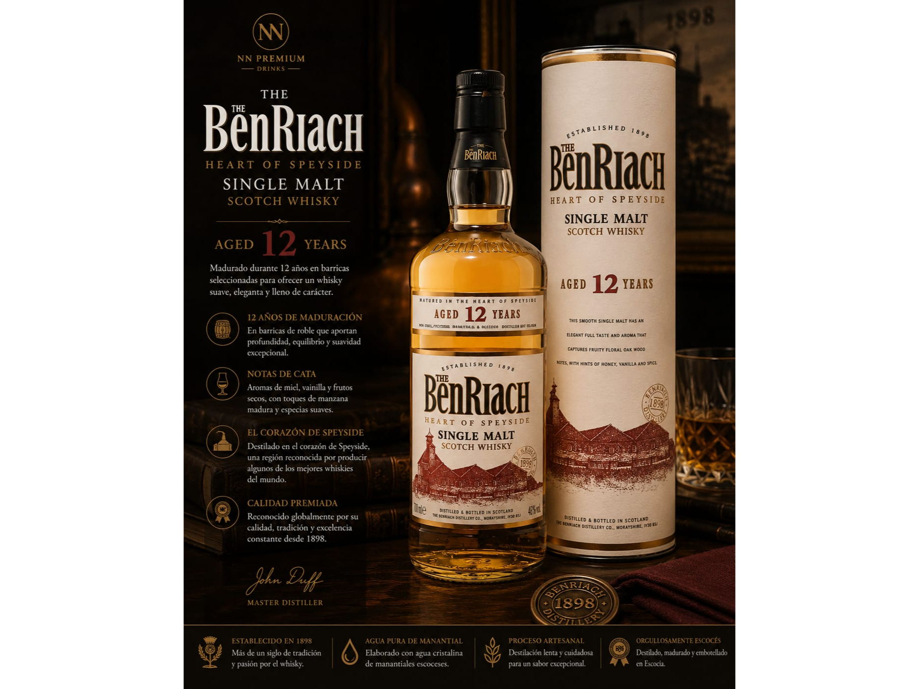 The Benriach 12 Años