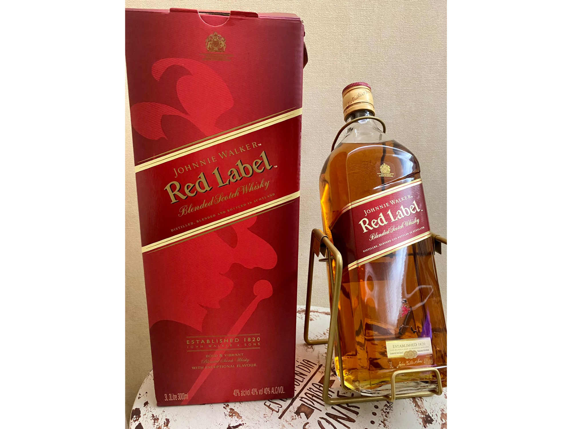 Johnnie Walker Red 3 Litros + Hamaca