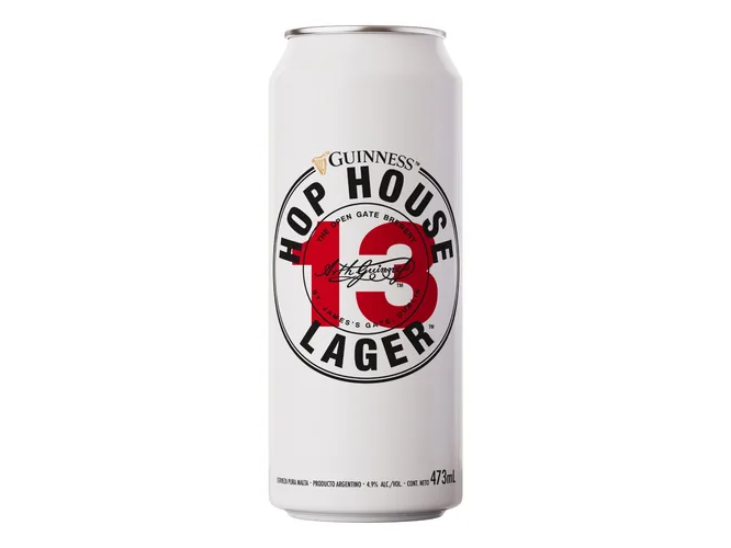 Cerveza Guinnes Hophouse Lager x 473 cc