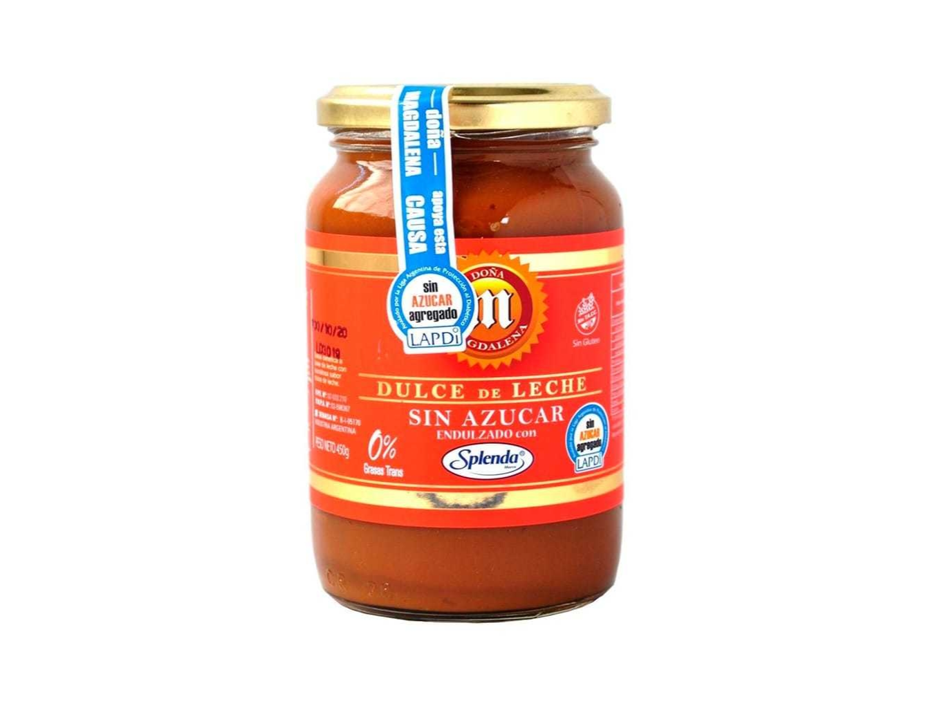 Dulce de leche sin azucar "Doña Magdalena" x 400 grs