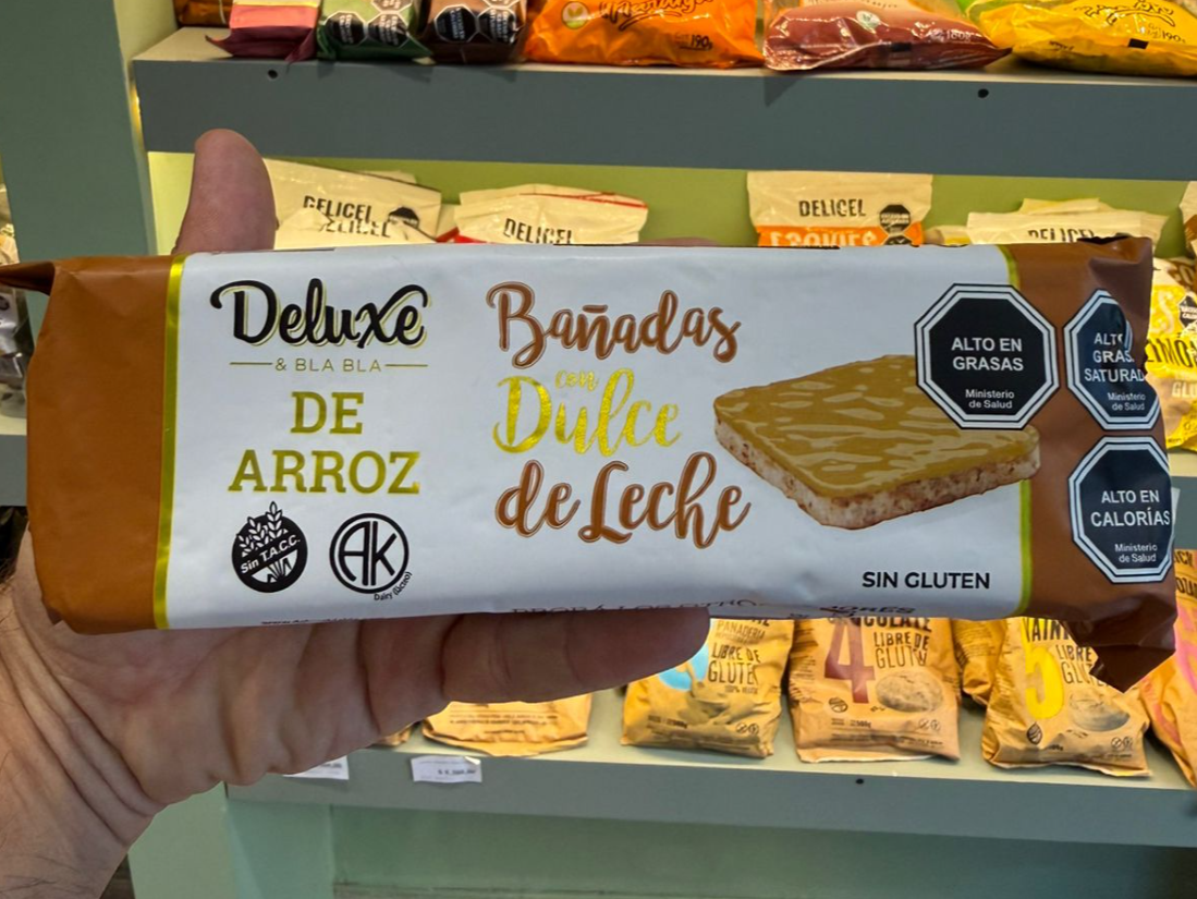 Galletitas arroz Deluxe bañadas dulce de leche