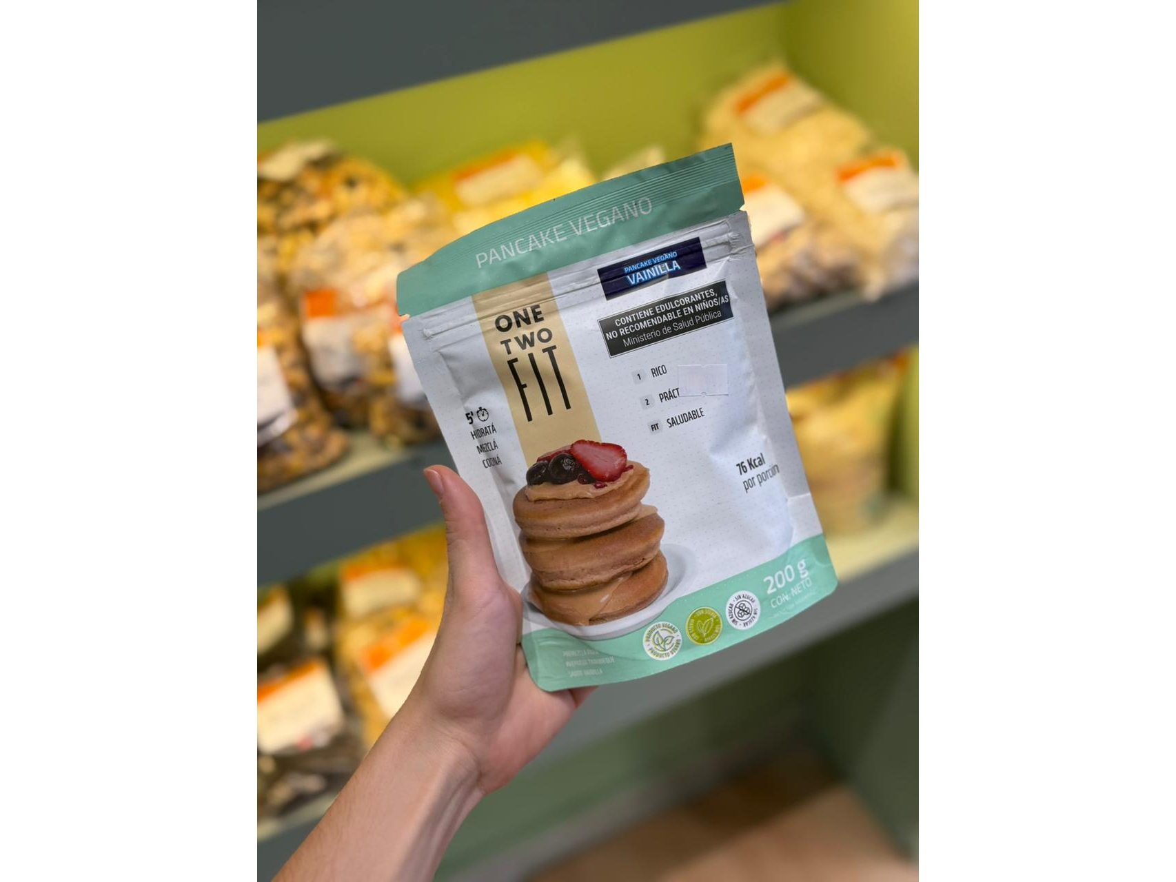 Pancake vegano de vainilla premezcla