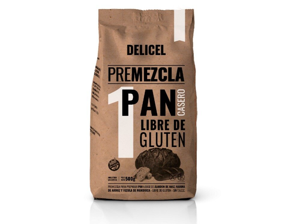 Pan premezcla "Delicel" x 500 grs