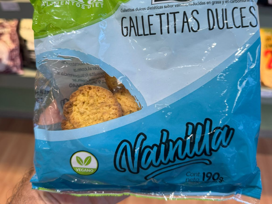 Galletitas dulces dieteticas vainilla Ceral x 190 grs