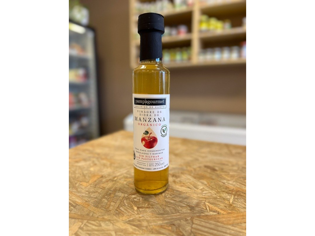 Vinagre de sidra de manzana organico "Pampa Gourmet"