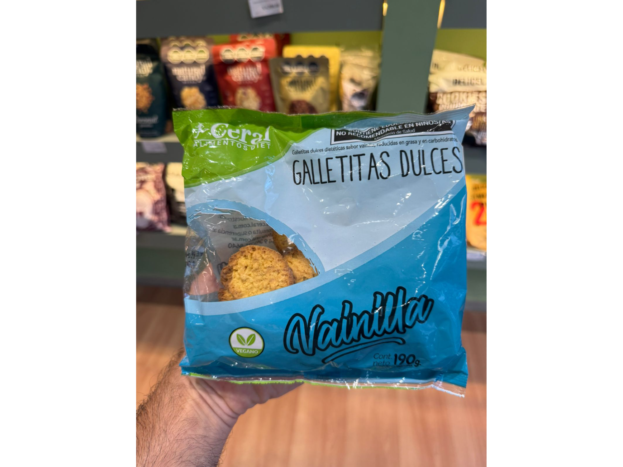 Galletitas dulces dieteticas vainilla Ceral x 190 grs