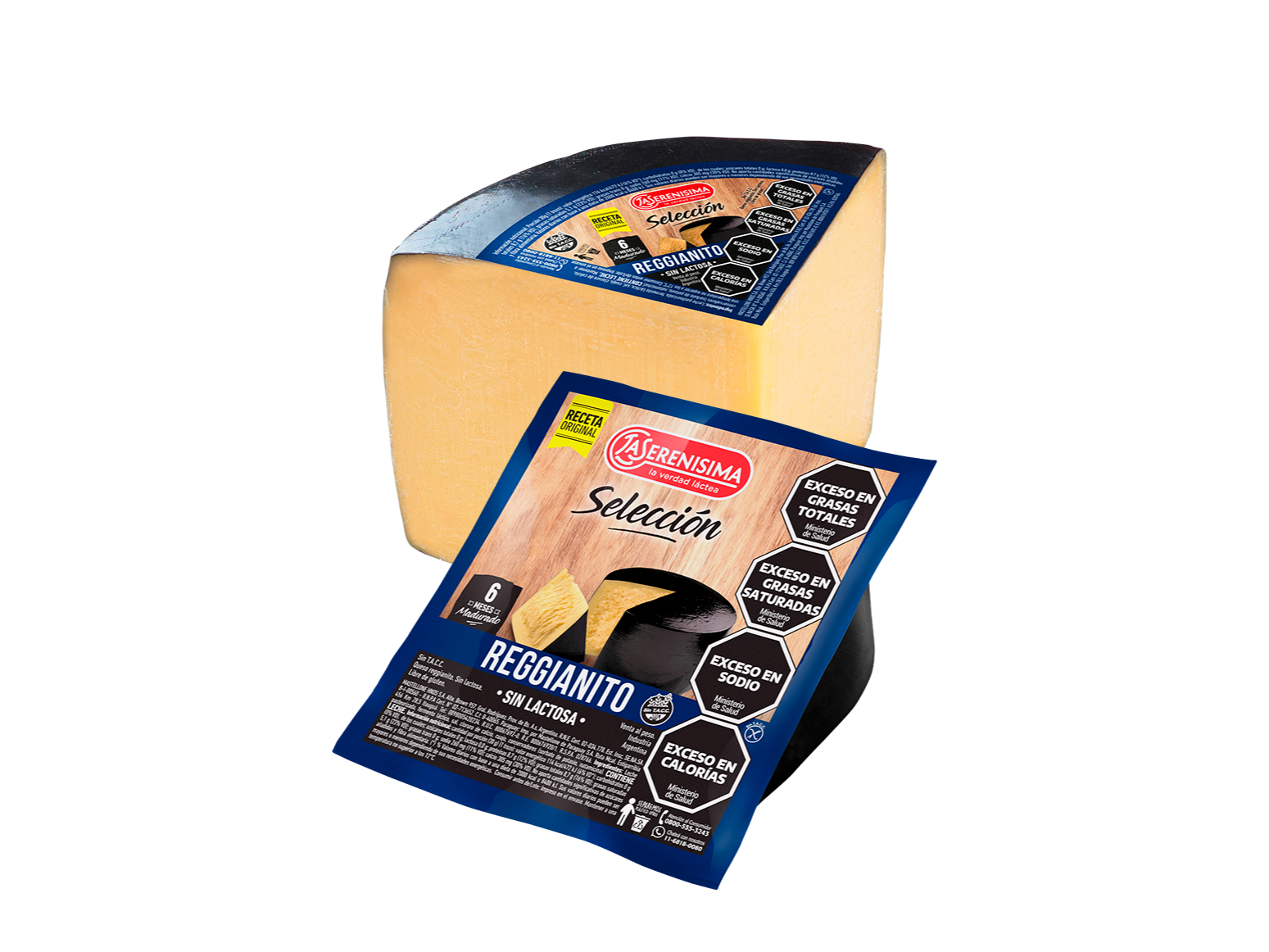 Queso reggianito "La Serenisima" x kg