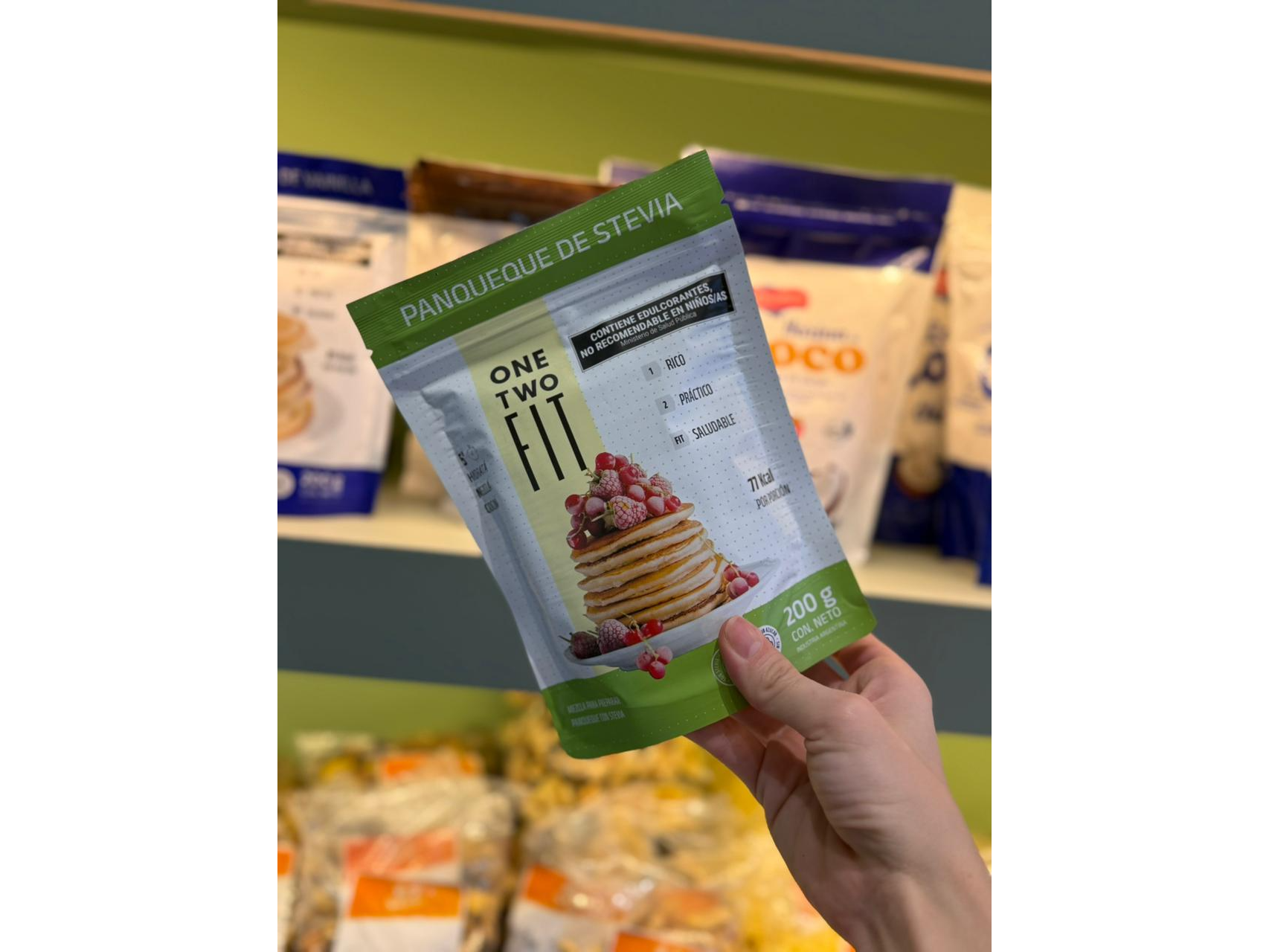 Pancake de stevia premezcla