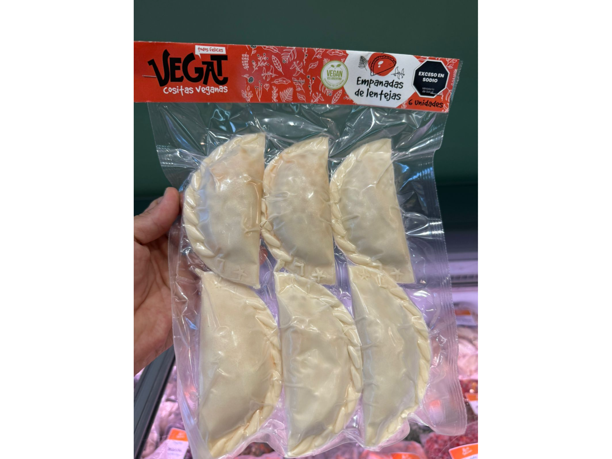 Empanadas de lentejas Vegat x 6 unid.