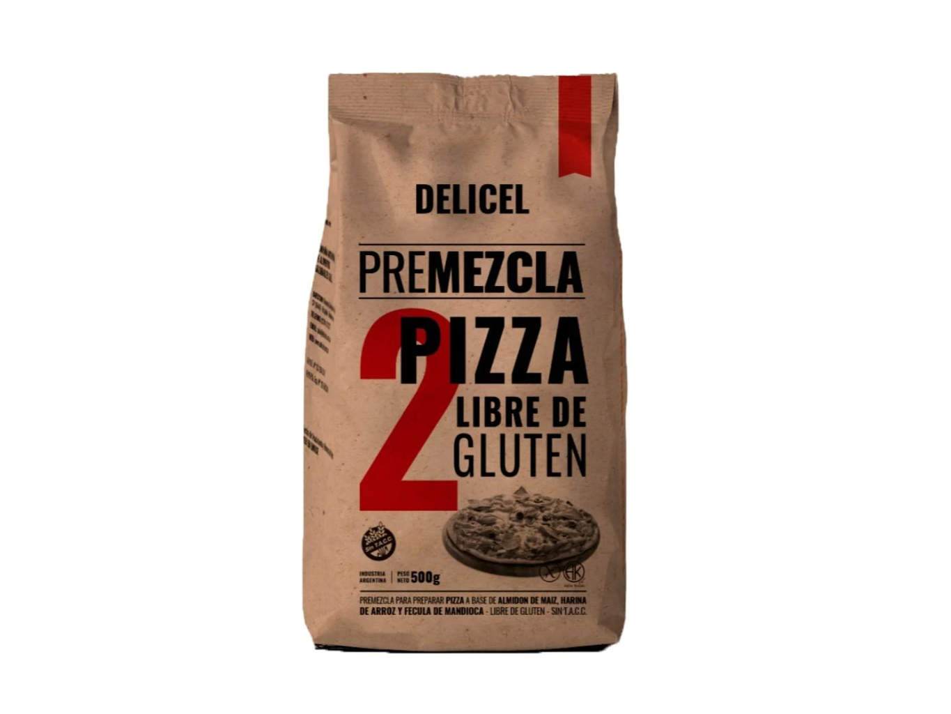 Pizza premezcla "Delicel" x 500 grs