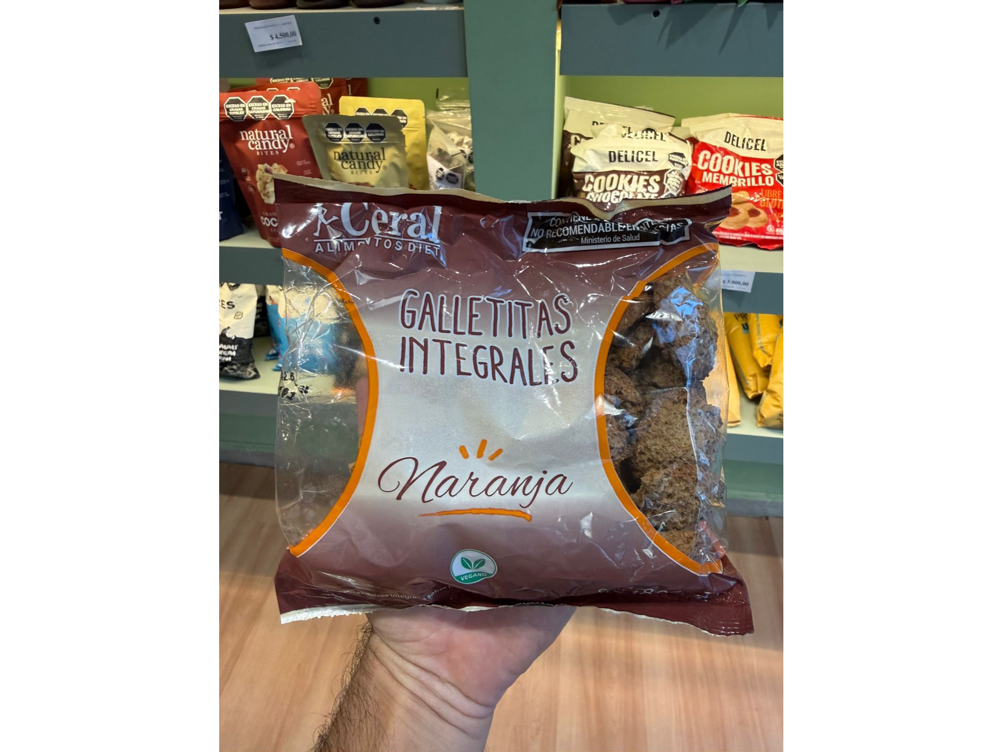 Galletitas integrales naranja Ceral x 190 grs