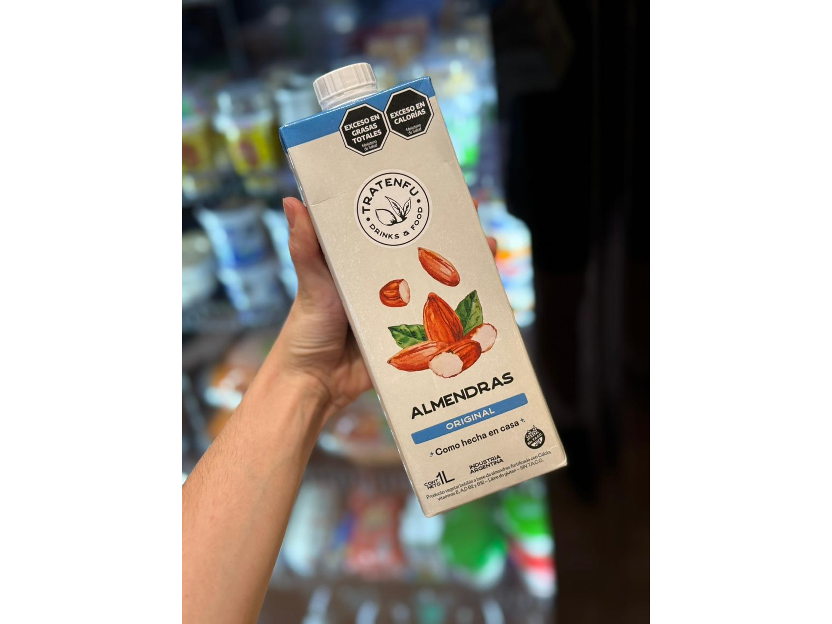 Leche de Almendras "Tratenfu" x 1lts