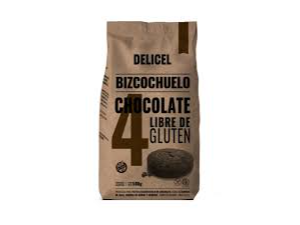 Bizcochuelo chocolate premezcla "Delicel" x 500 grs