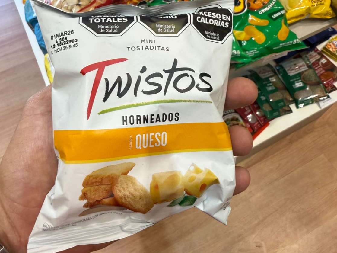 Twistos sabor queso 40 grs