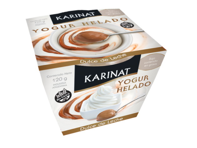 Yogur helado dulce de leche x 120 grs