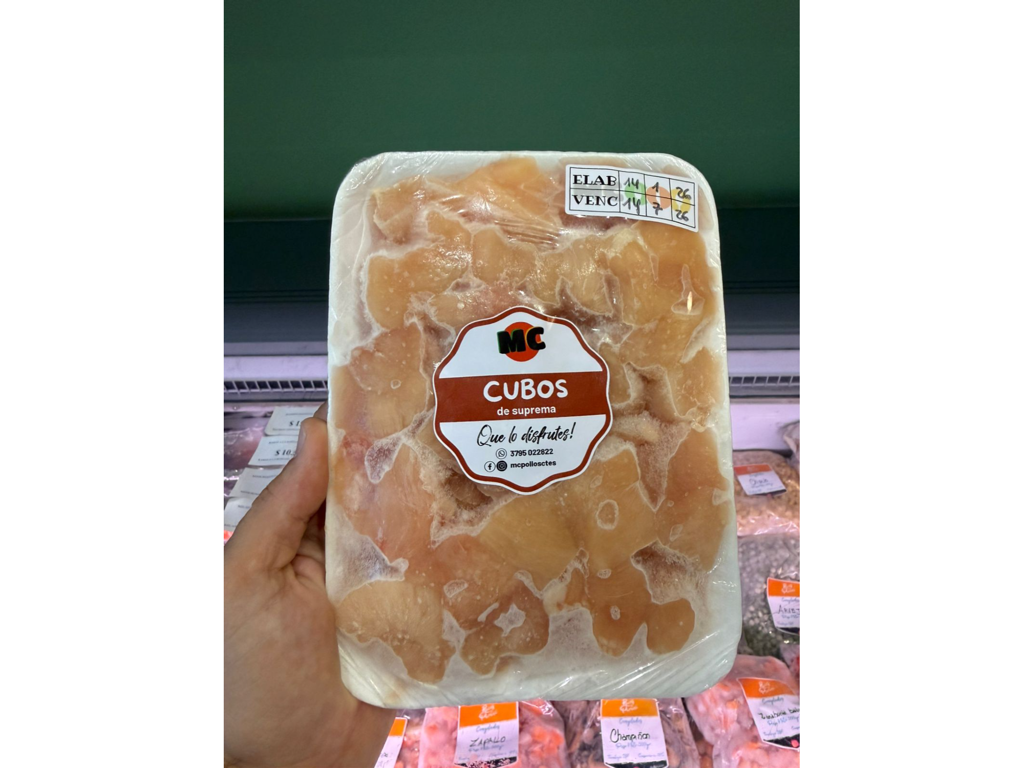 Cubos de suprema MC Pollos