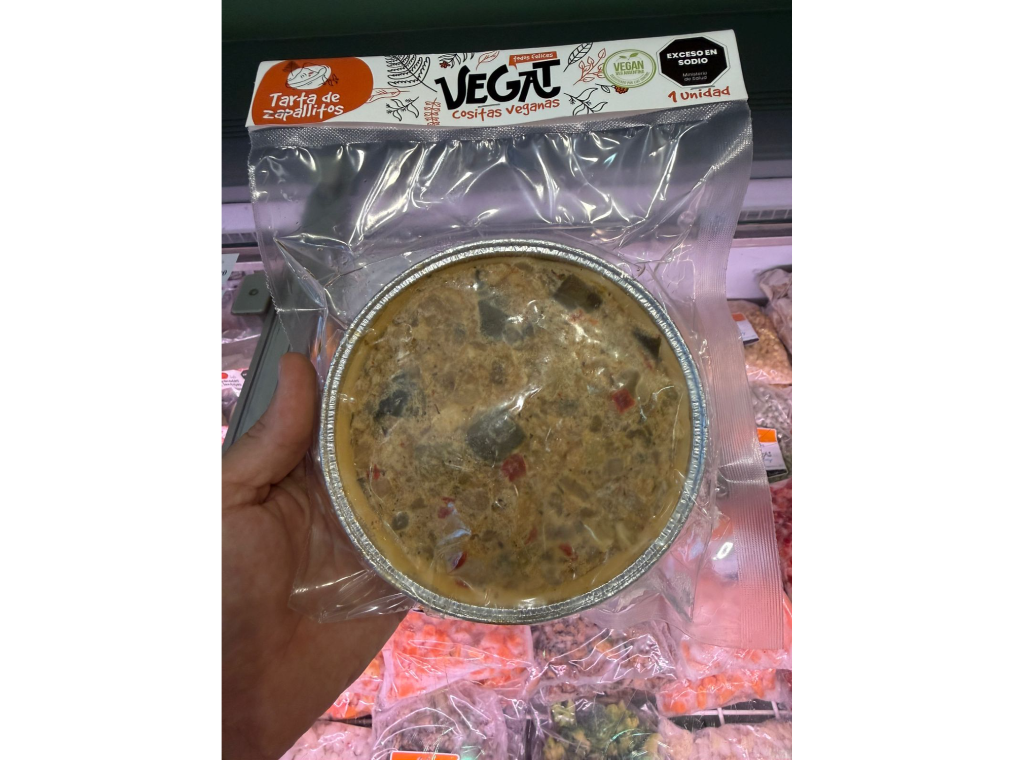 Tarta de zapallitos Vegat 1 unidad