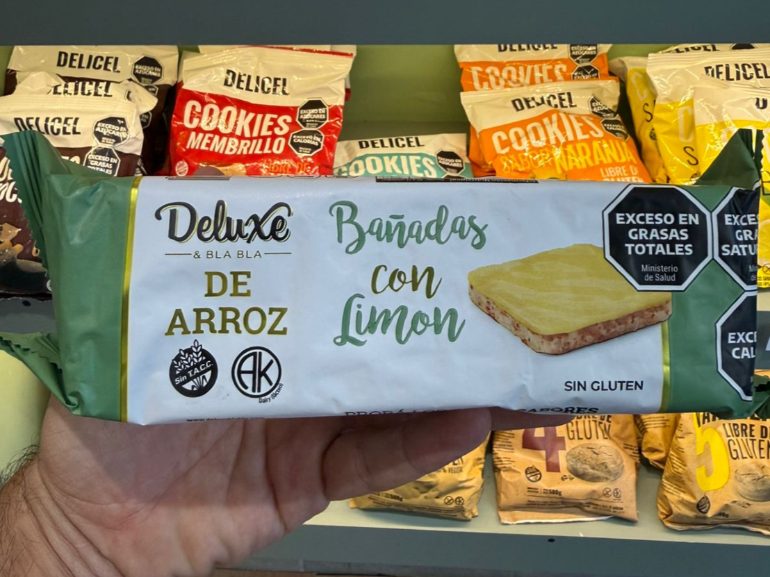Galletitas arroz Deluxe bañadas con limon