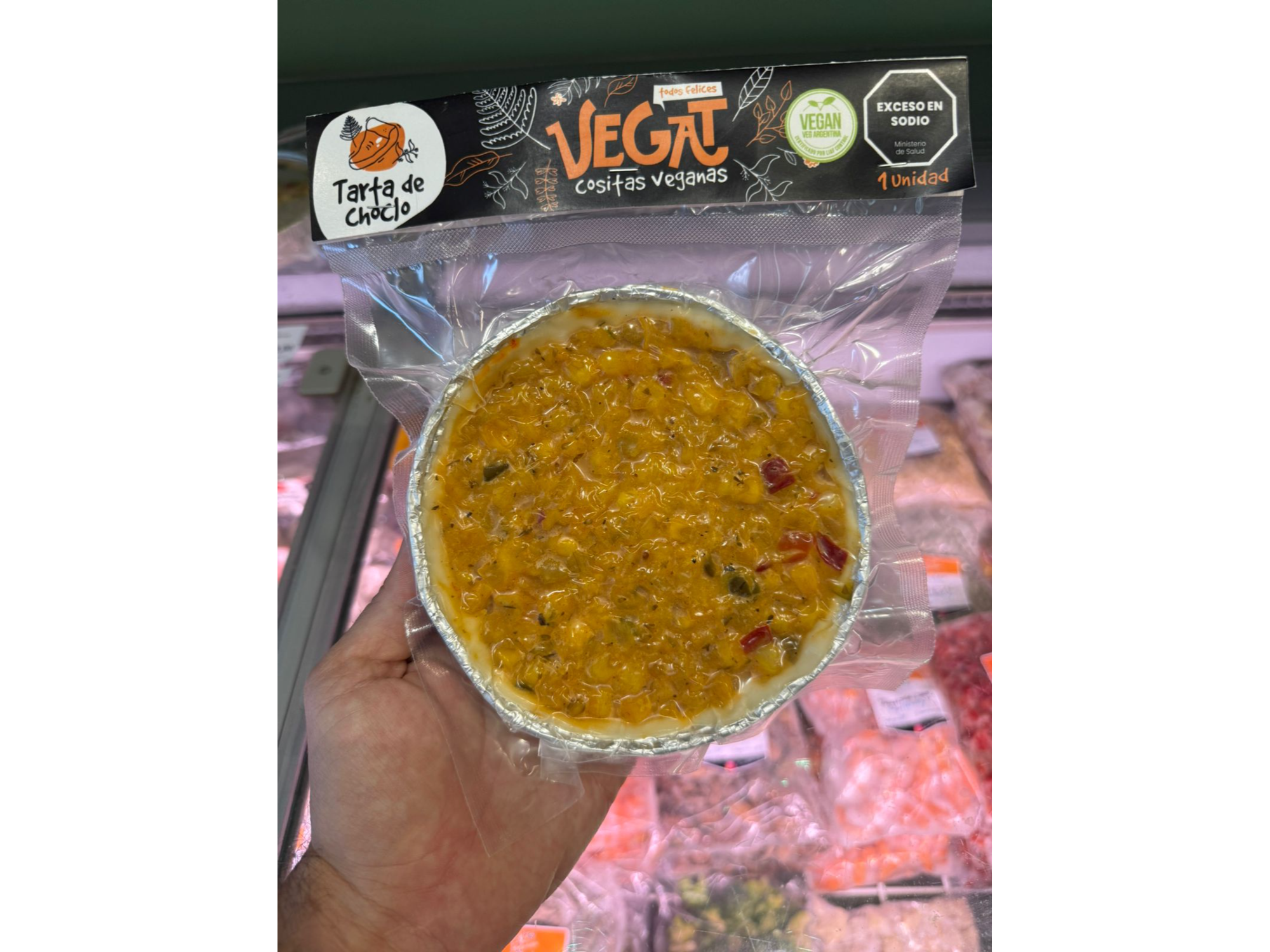 Tarta de choclos Vegat 1 unidad