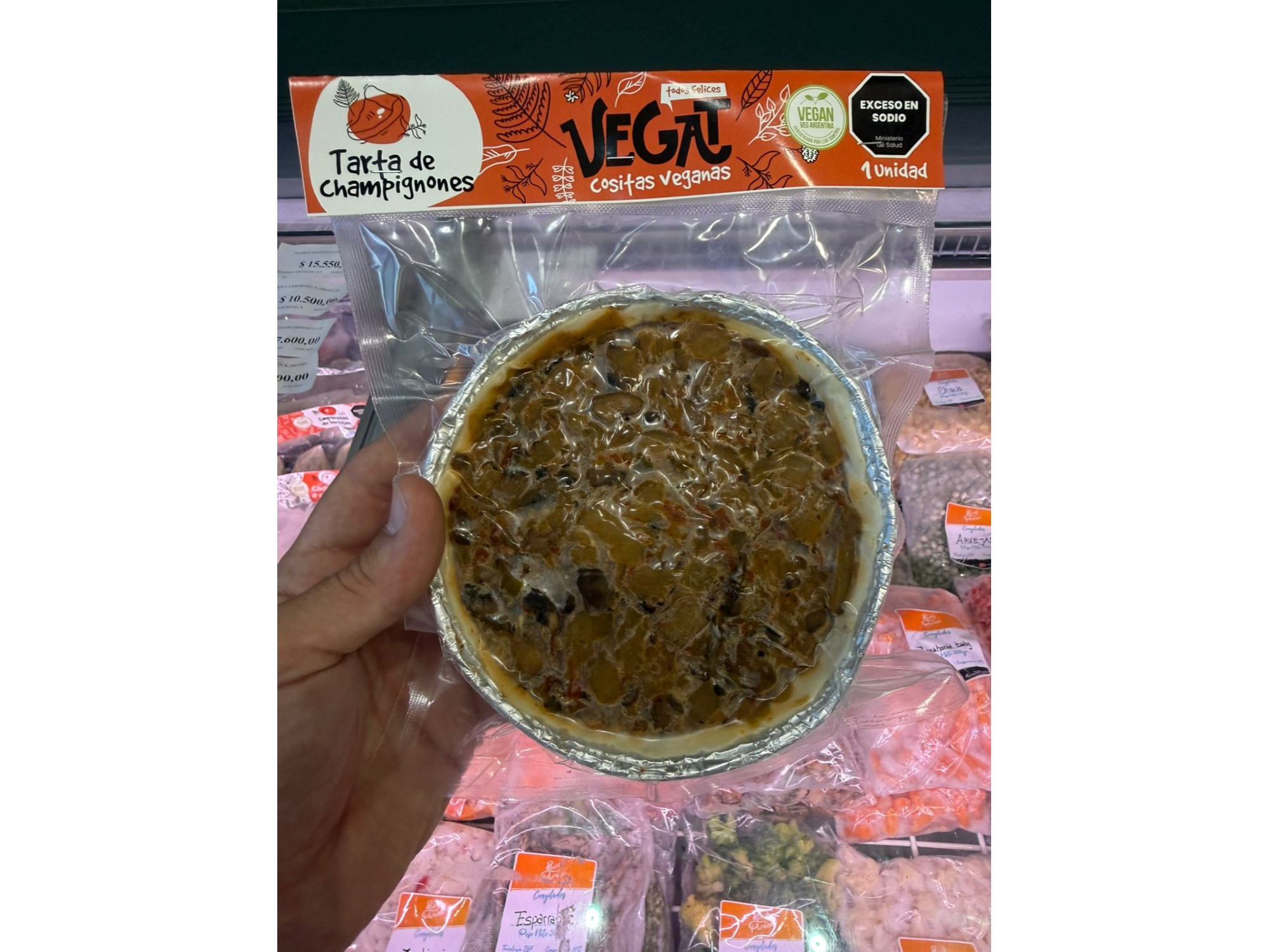 Tarta de champignones Vegat 1 unidad