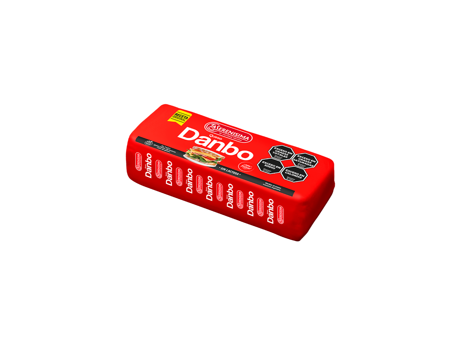 Queso danbo en fetas "La Serenisima" x 150 grs