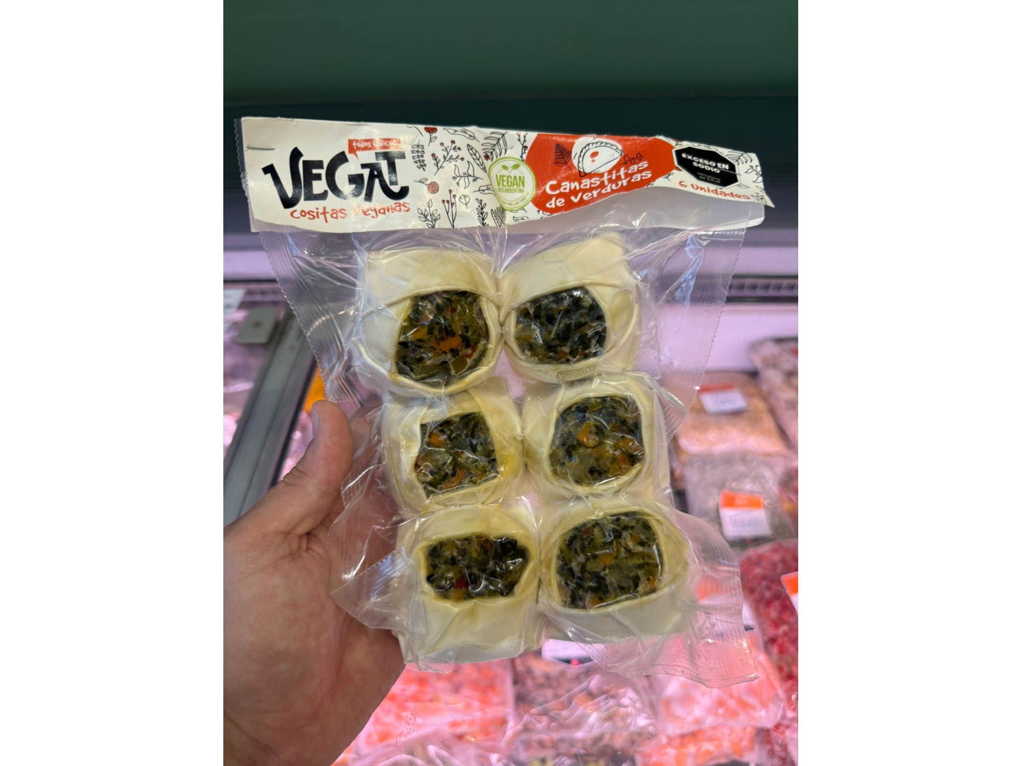 Canastitas de verduras Vegat x 6 unid.