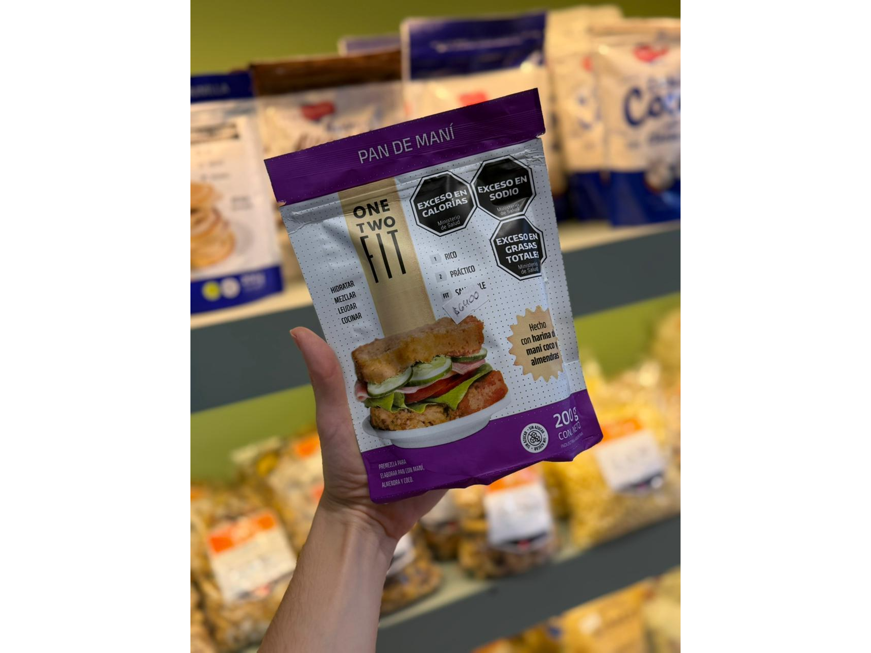 Pan de mani premezcla