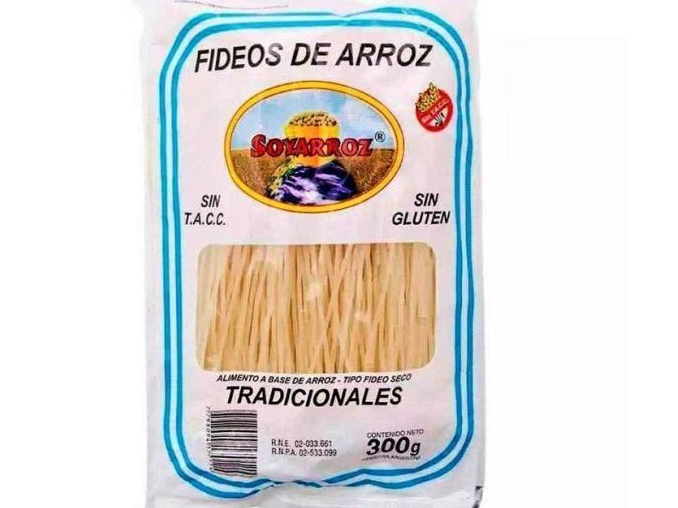 Fideo de Arroz Tradicional "Soyarroz" x 300 grs (Copia)