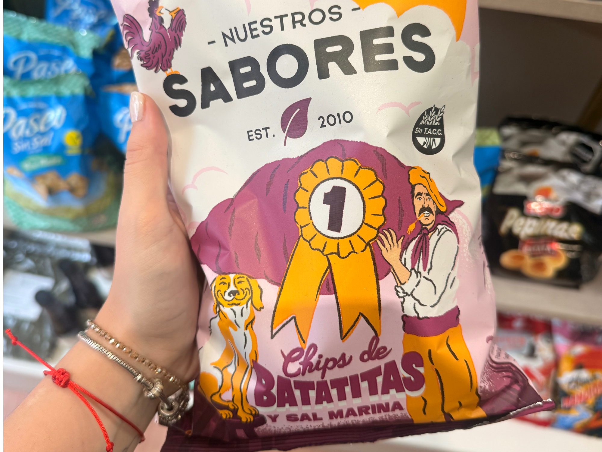 Chips de batata con sal marina "Nuestros Sabores"x 80 grs (Copia)