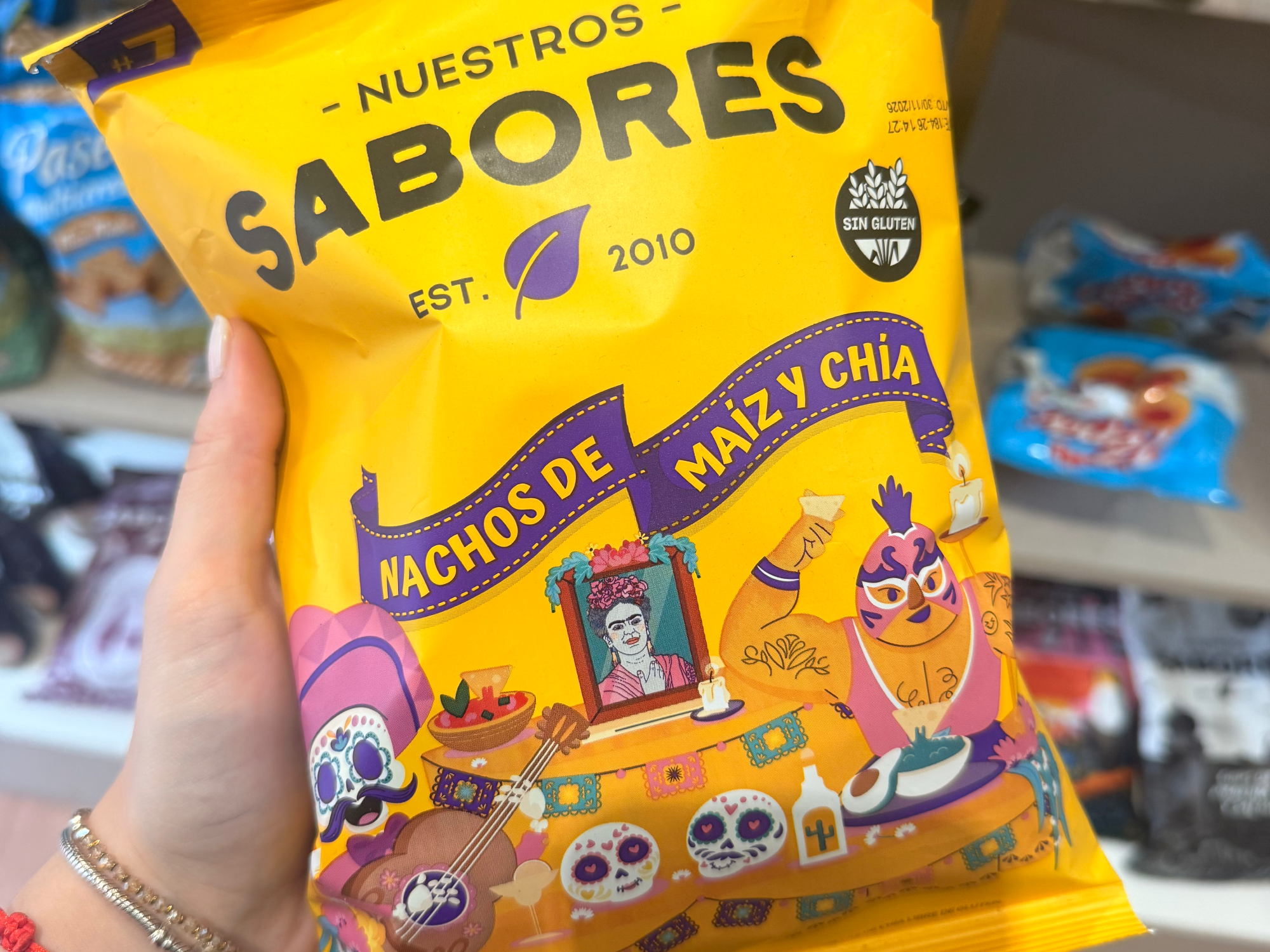 Tortilla de chips de maiz "Nuestros Sabores" x 80 grs (Copia)