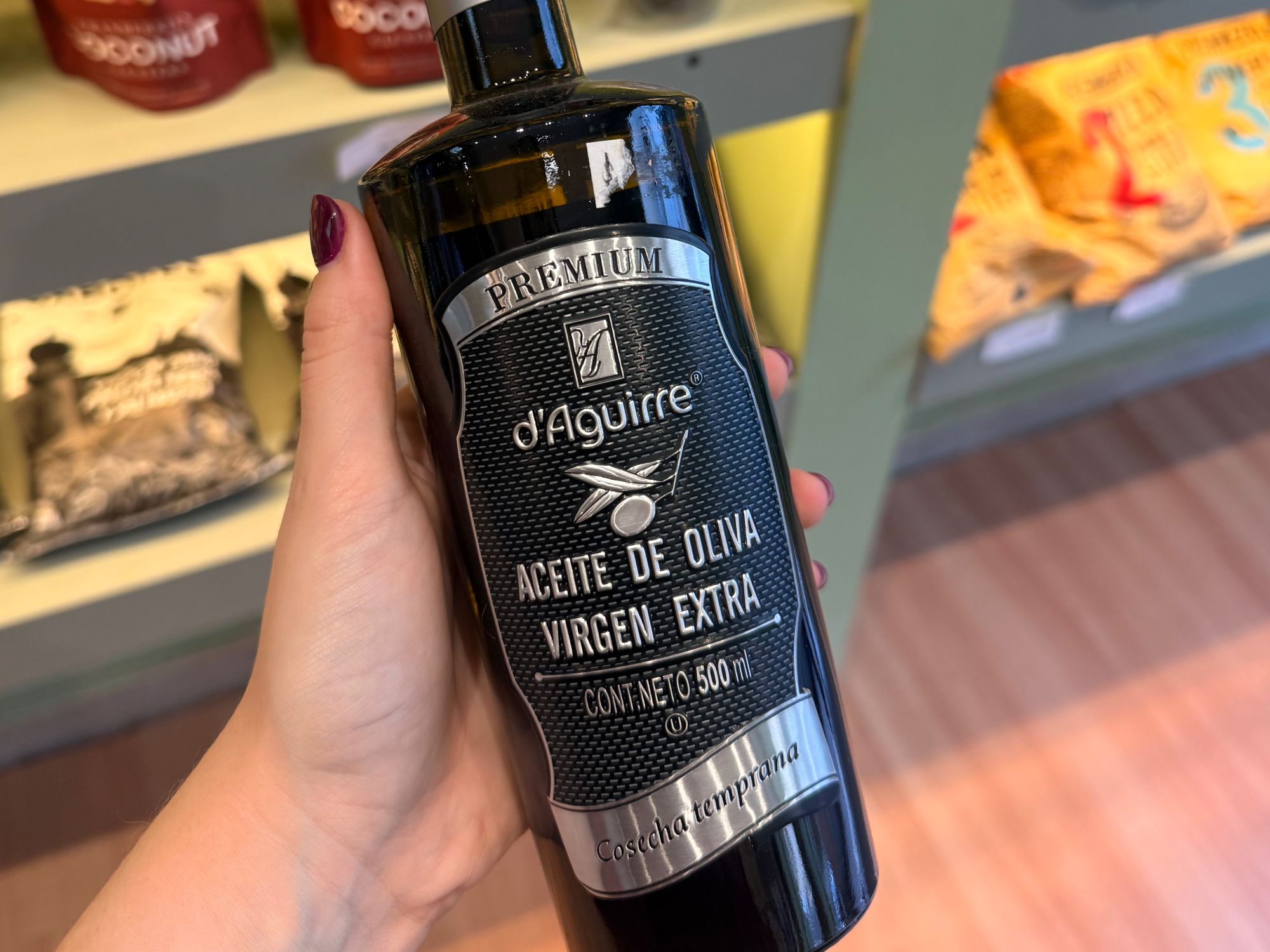 Aceite de Oliva Extra Virgen  Premiun "D°Aguirre" x 500 ml