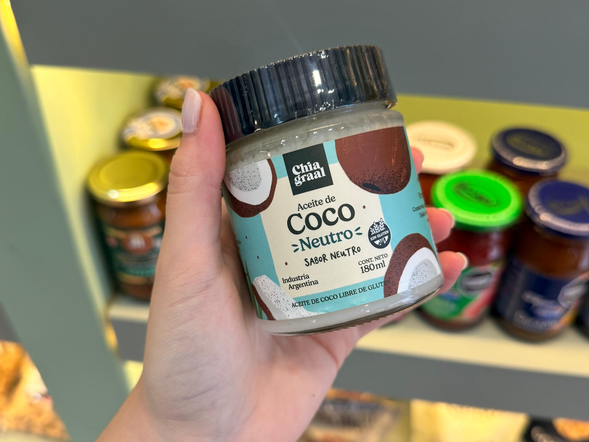 Aceite de Coco "Chiagraal" x 180 cc