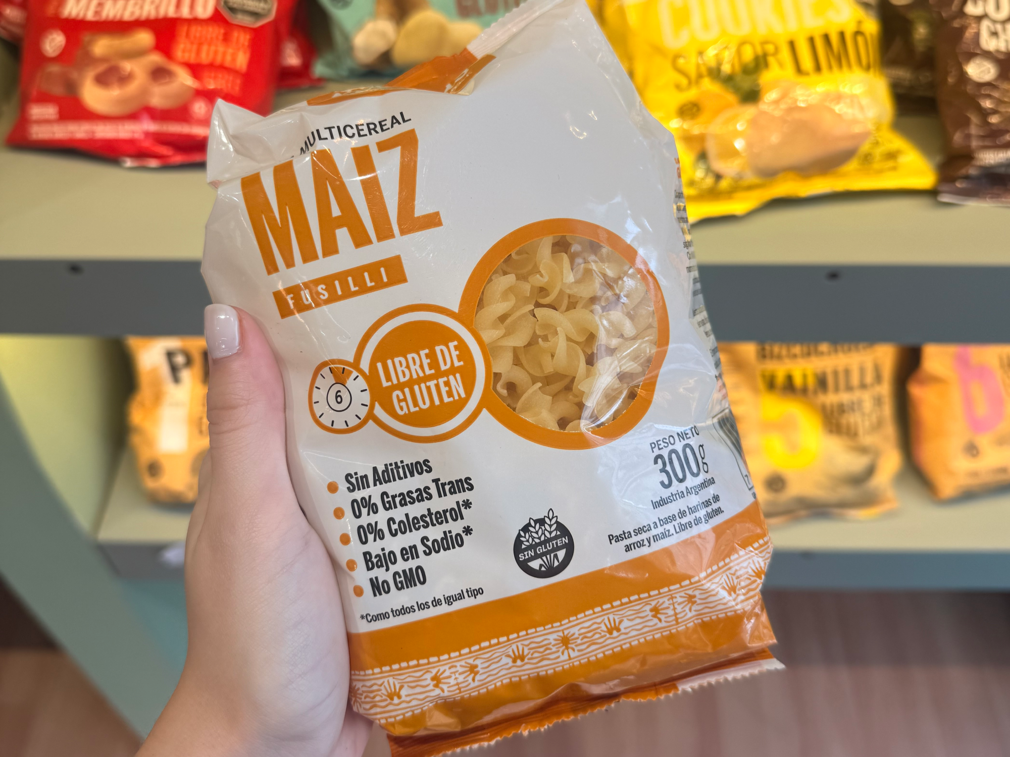 Fusilli Multicereal Maiz x 300 Grs  "Wakas"