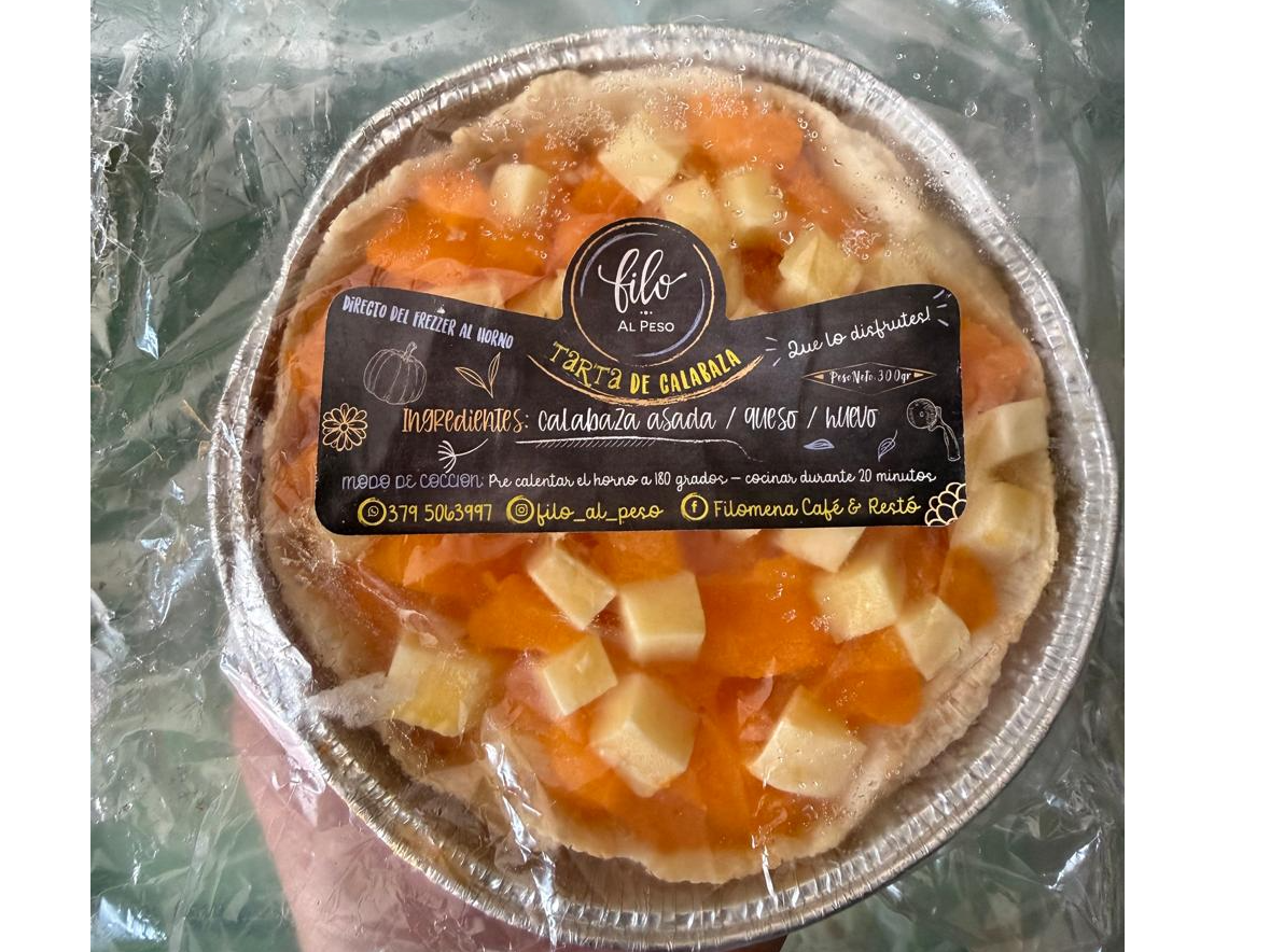 Tarta Individual "Filomena" de Calabaza
