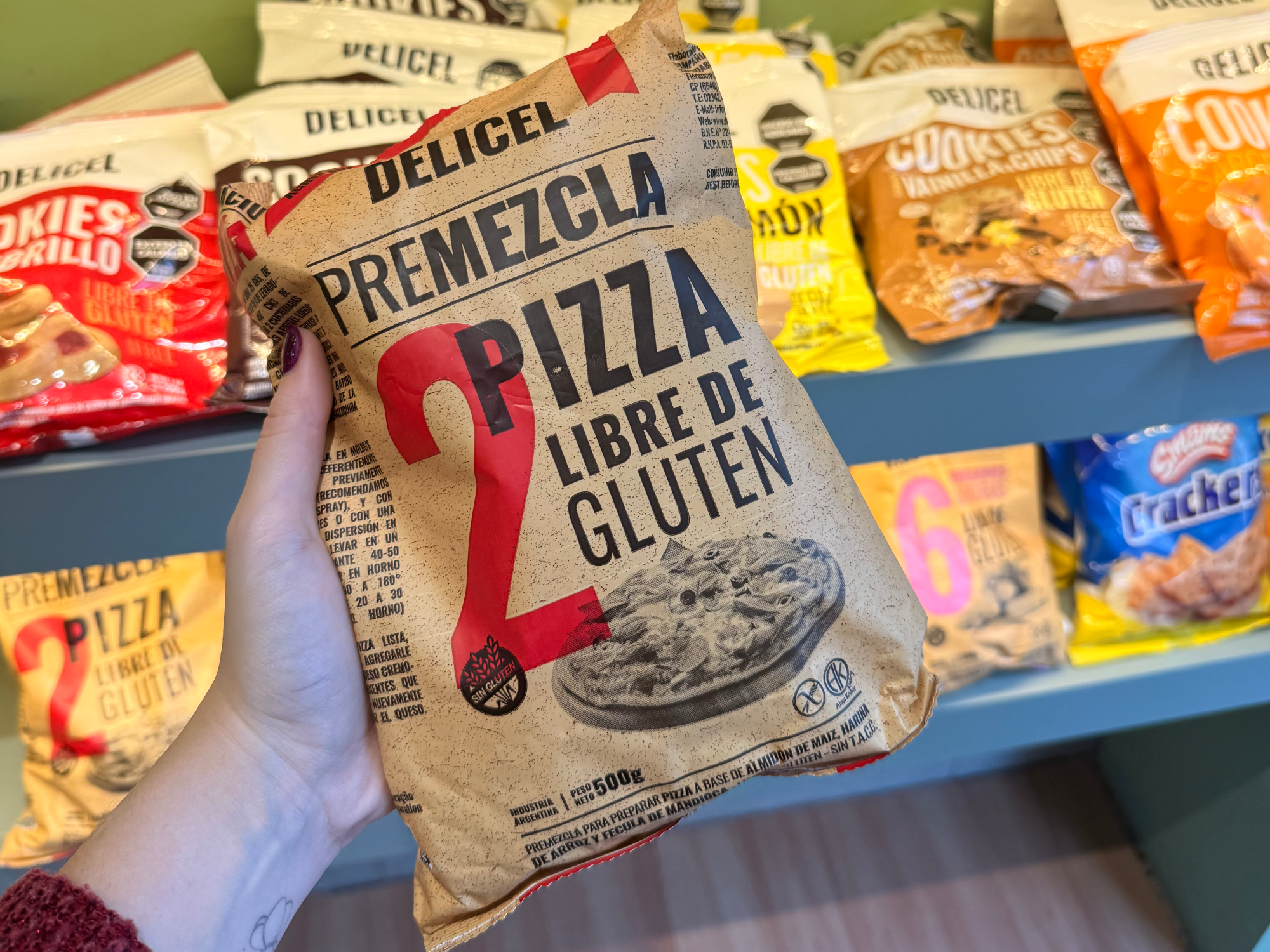 Pizza premezcla "Delicel" x 500 grs