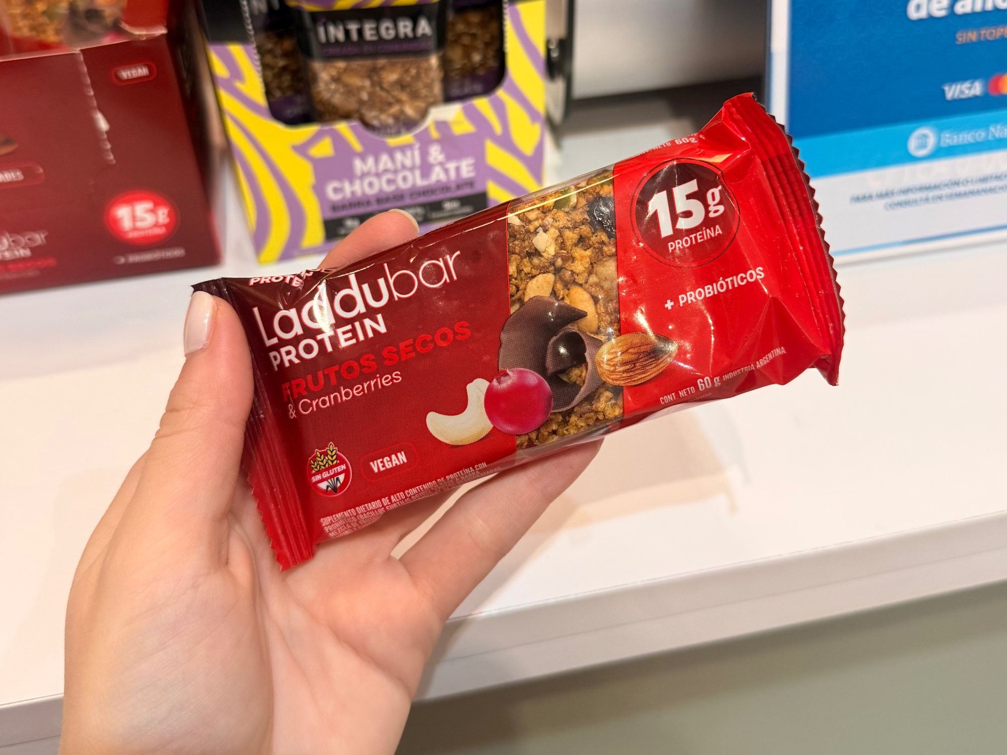 BARRA PROTEICA DE FRUTOS SECOS Y CRANBERRY