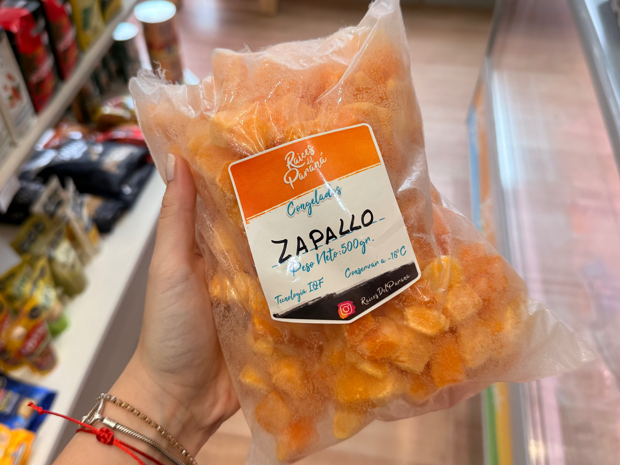 Zapallo en Cubos x 500 Grs