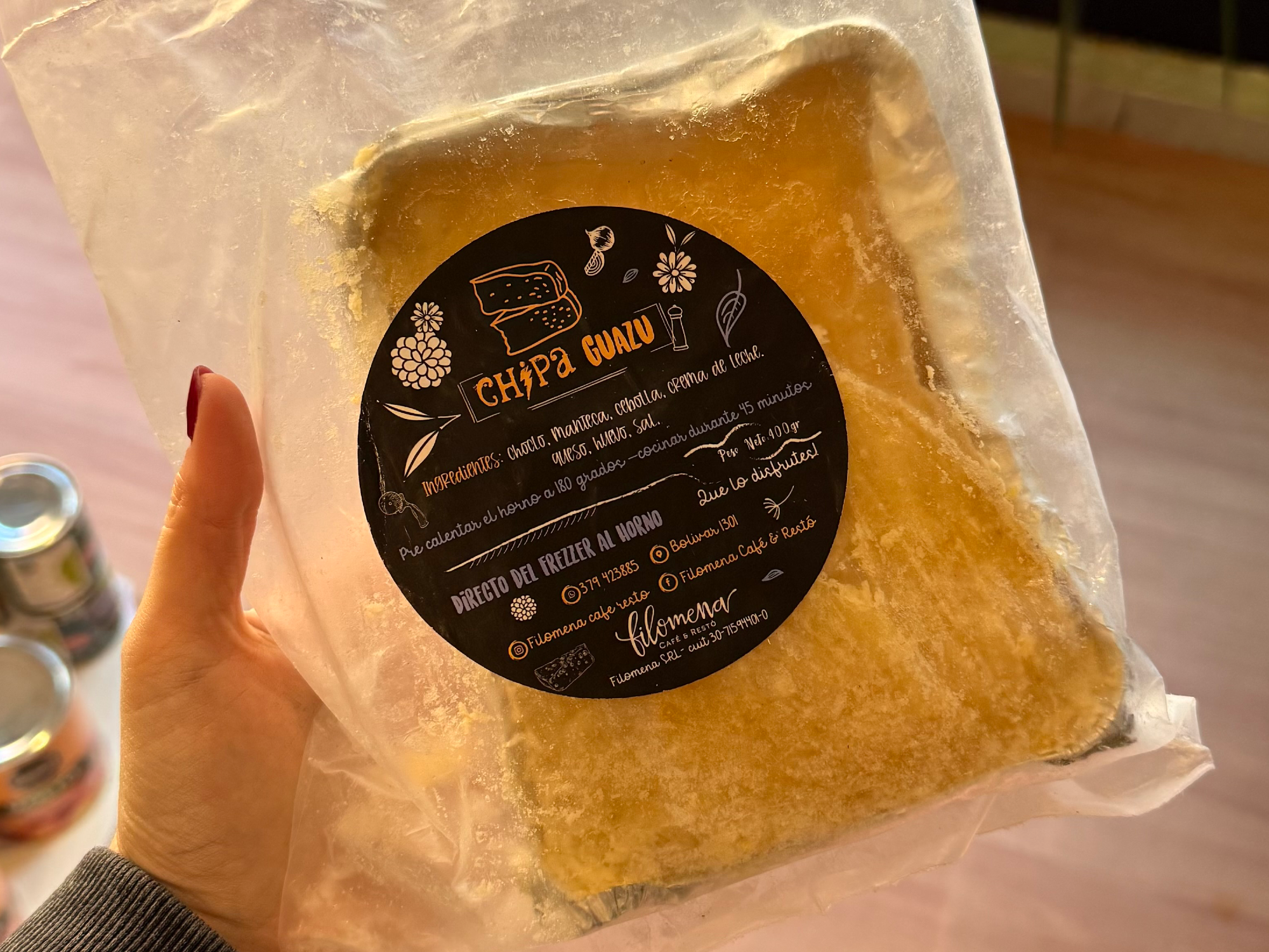 Chipa Guasu "Filomena" x 400 grs