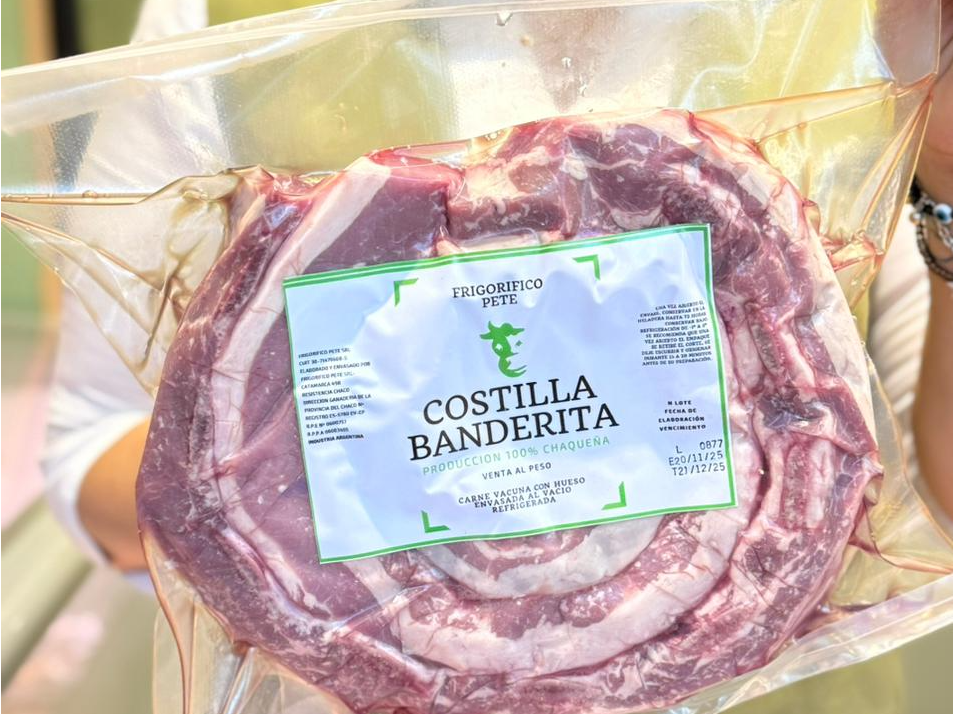 Costilla banderita envasada al vacio x kg