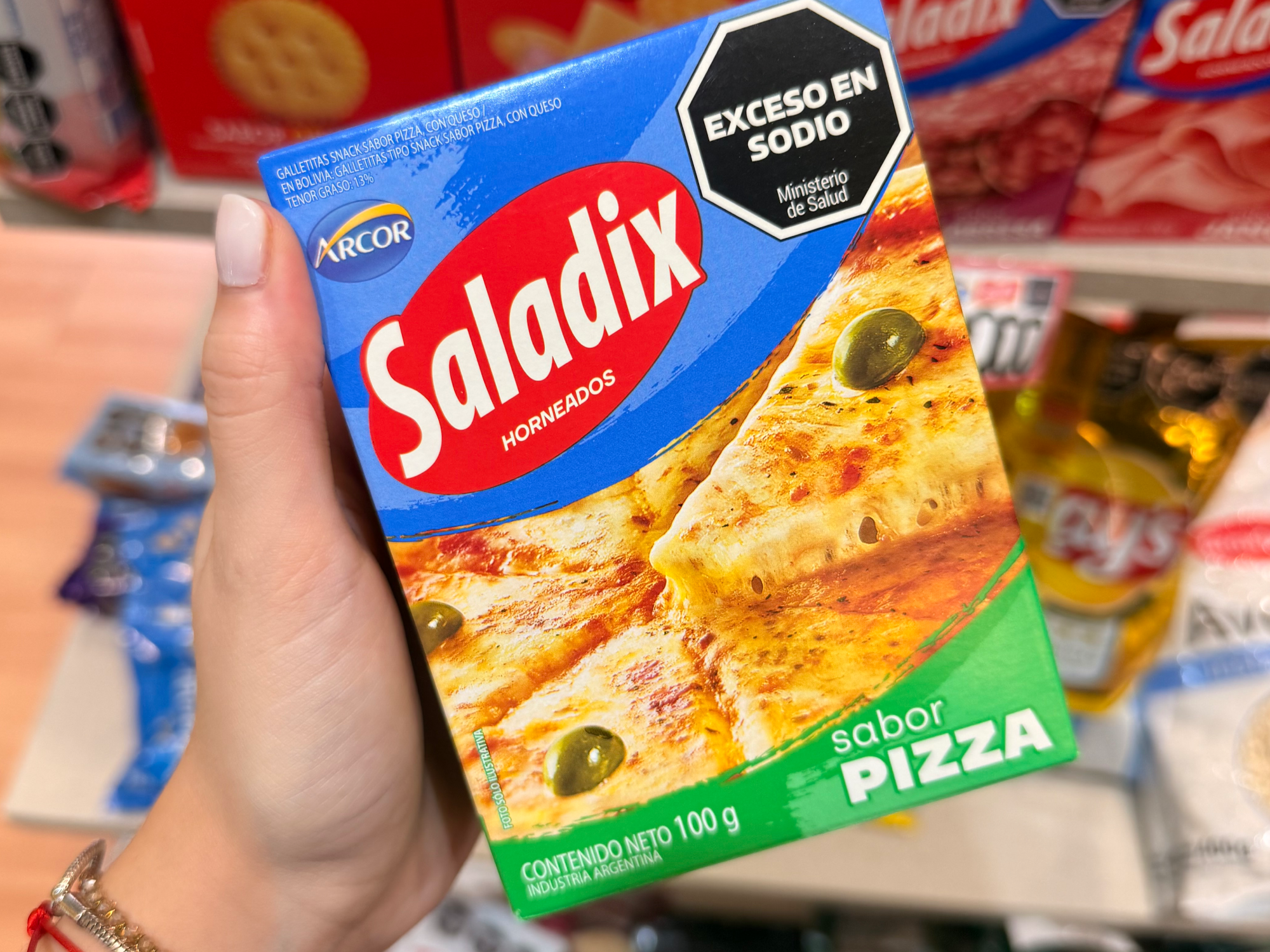 Saladix sabor pizza 100 grs