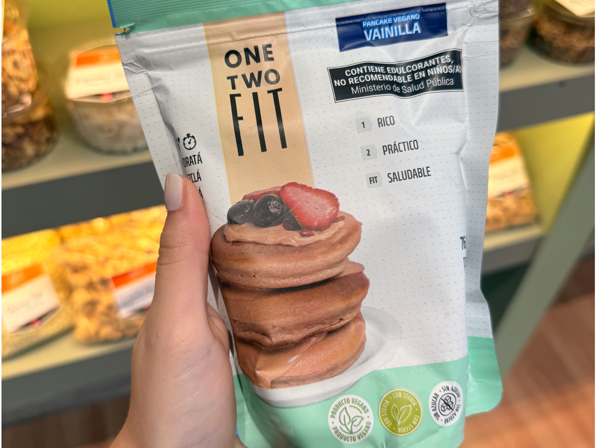 Pancake vegano de vainilla premezcla