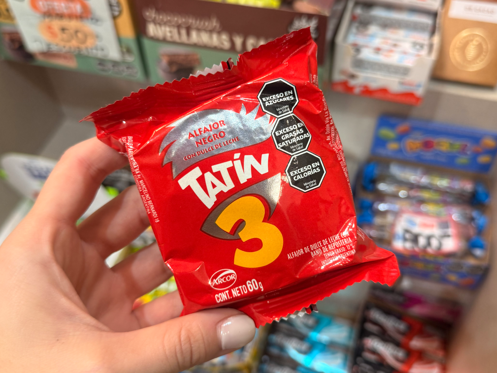 Alfajor tatin triple negro