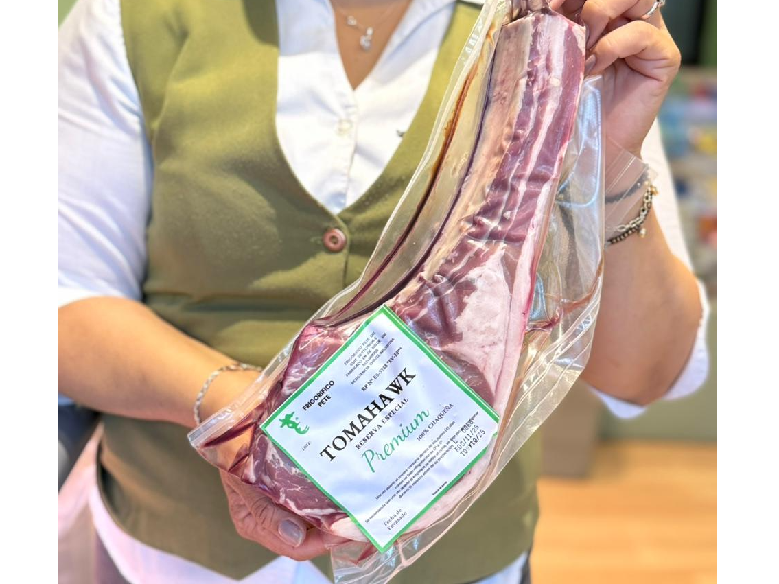 Tomahawk envasado al vacio