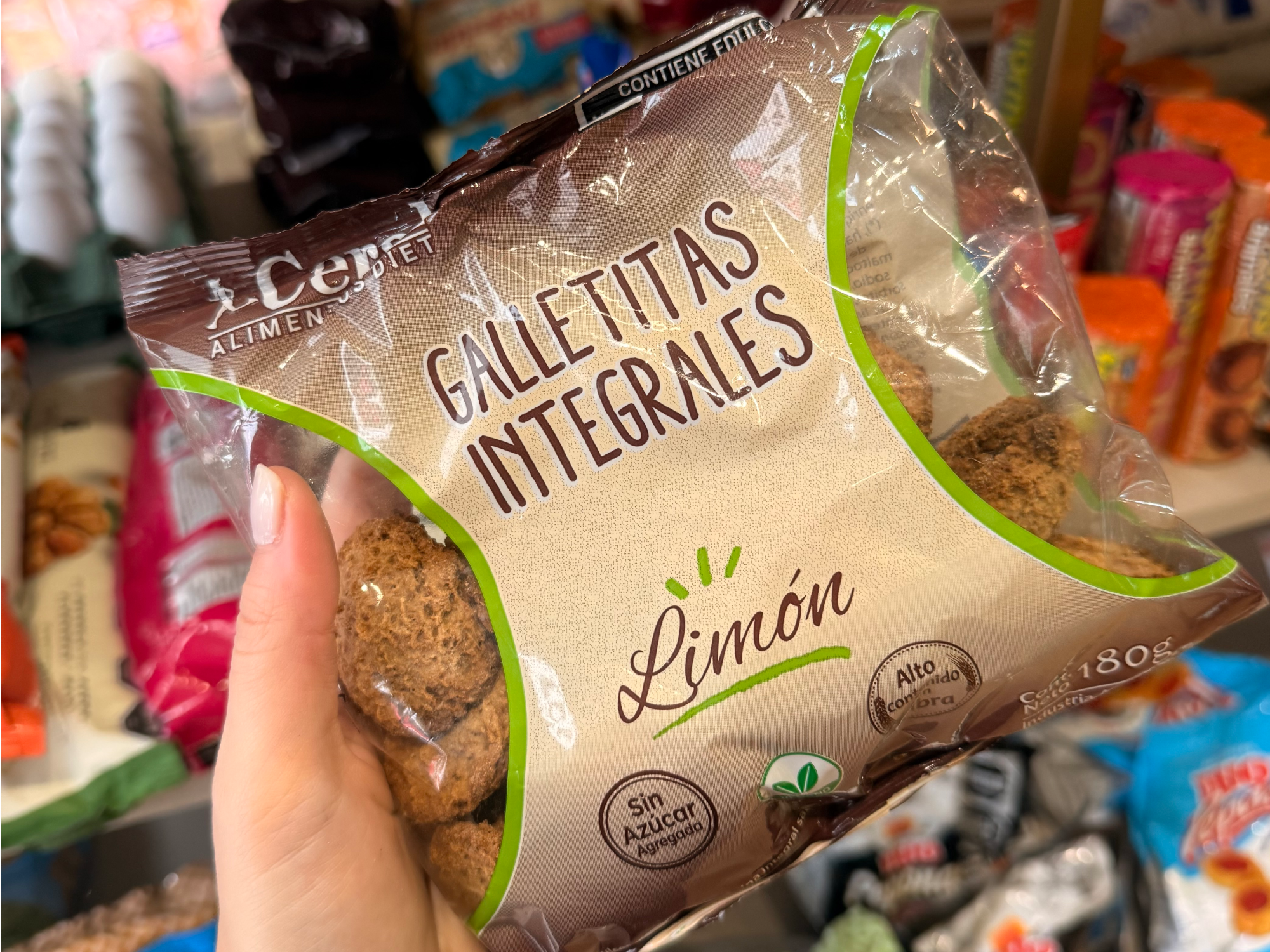 Galletitas integrales limon Ceral x 190 grs