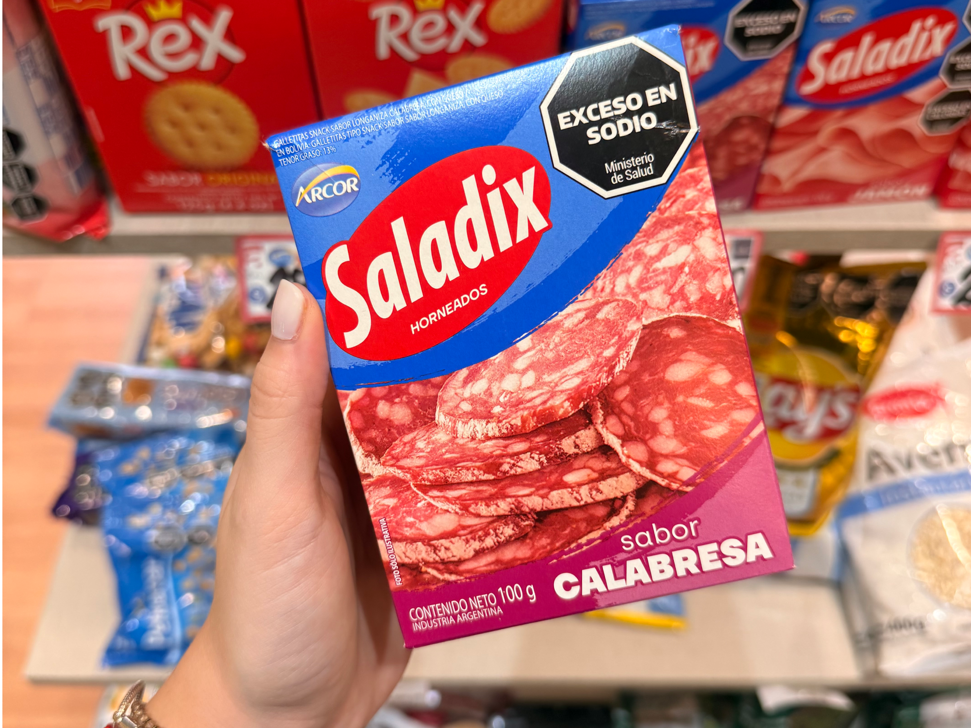 Saladix sabor calabresa 100 grs