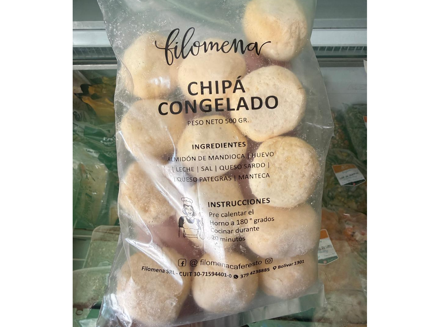 Chipa "filomena" x 500 grs