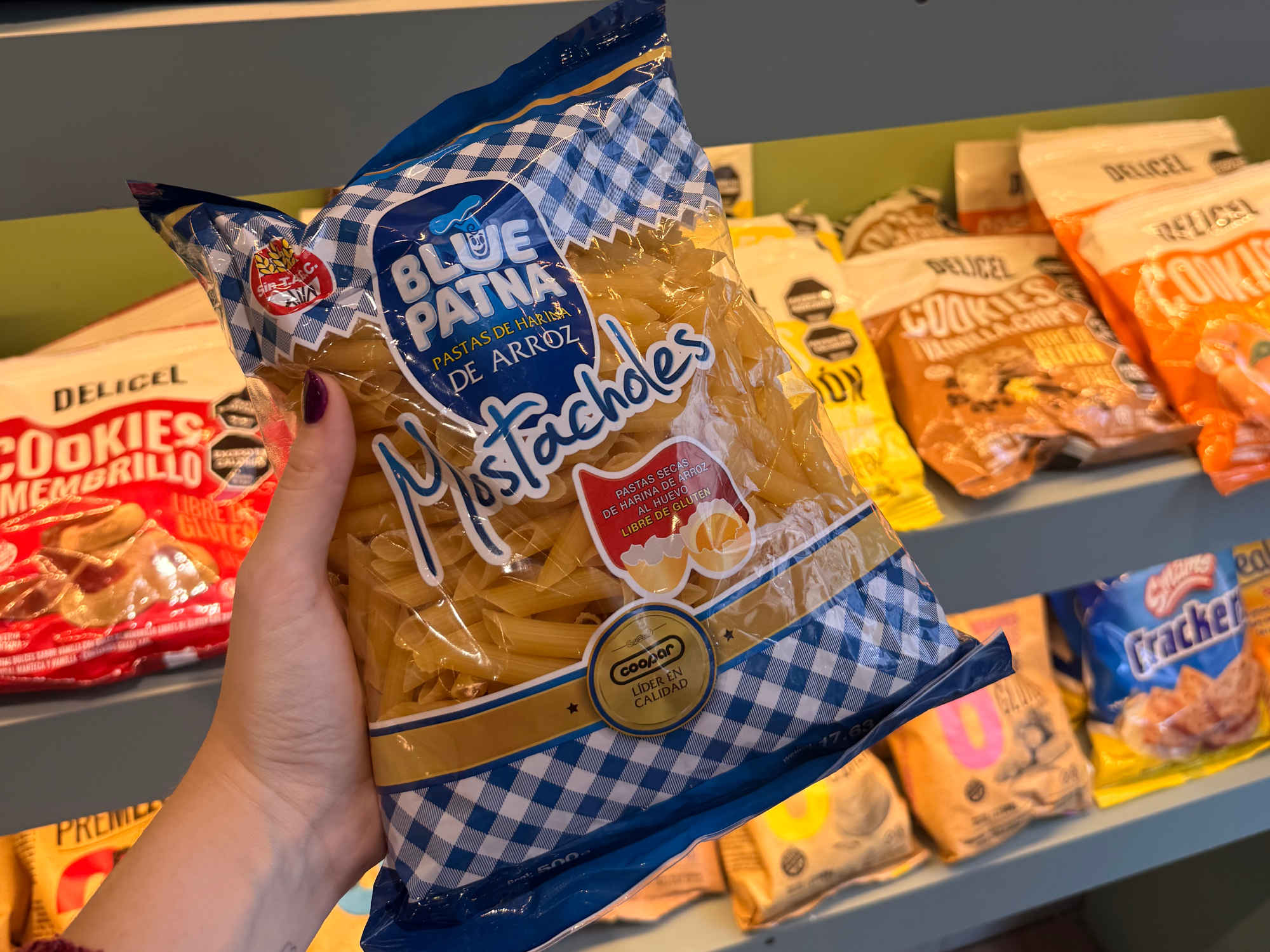 Fideos  de Arroz Mostachol "Blue Patna"