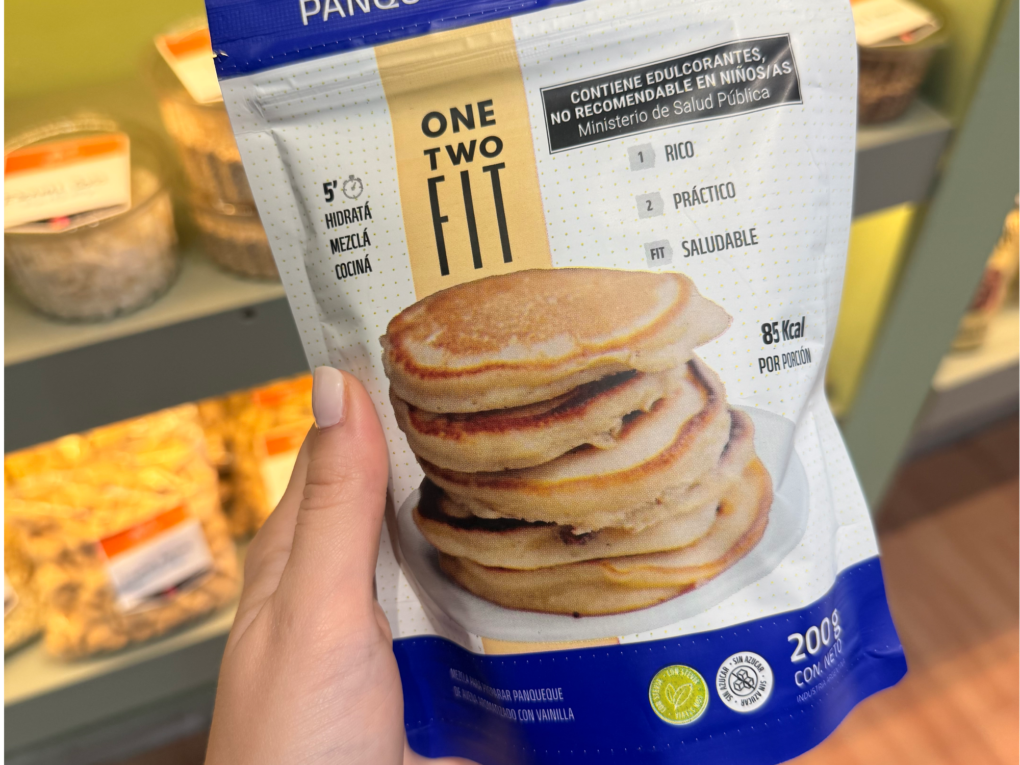 Pancake de vainilla premezcla